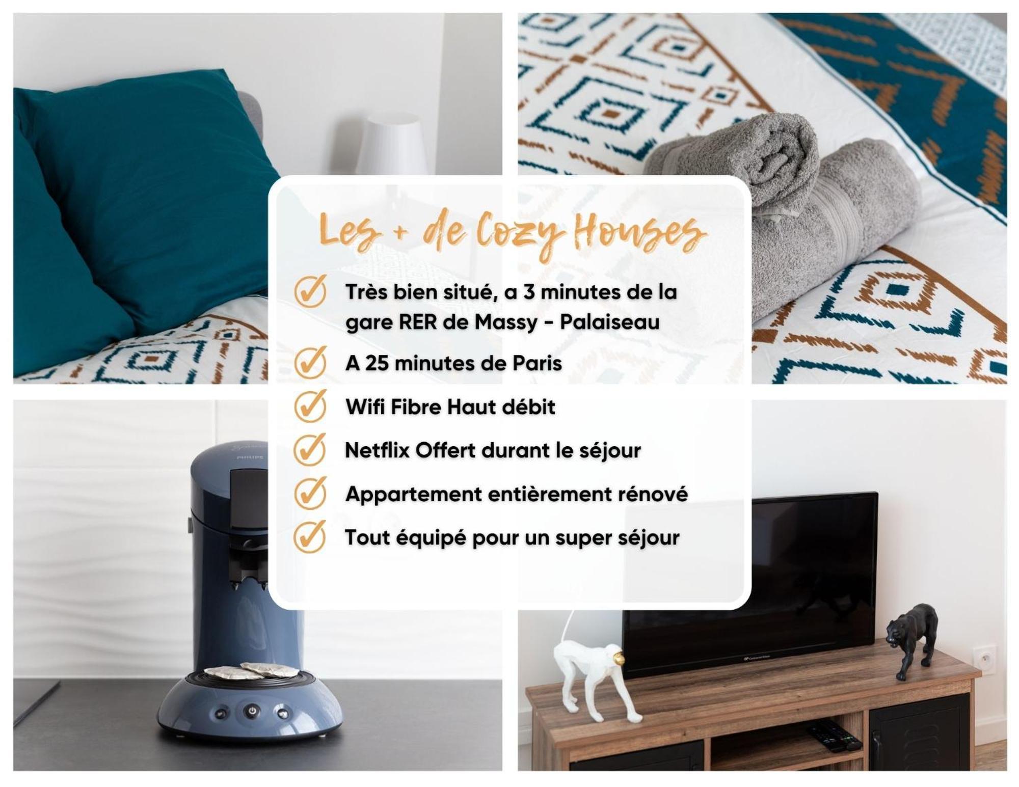 Cozy 5 A 3' De La Gare - Cozy Palaiseau